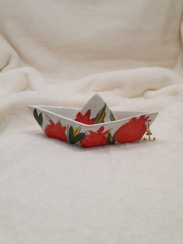 BOAT WITH POMEGRANATE
